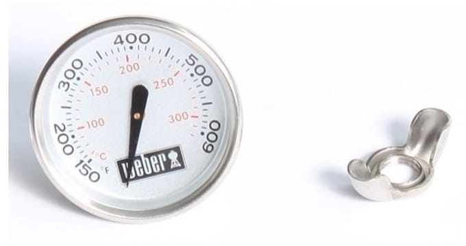 Weber Thermometer met vleugelmoer voor houtskoolbarbecue
