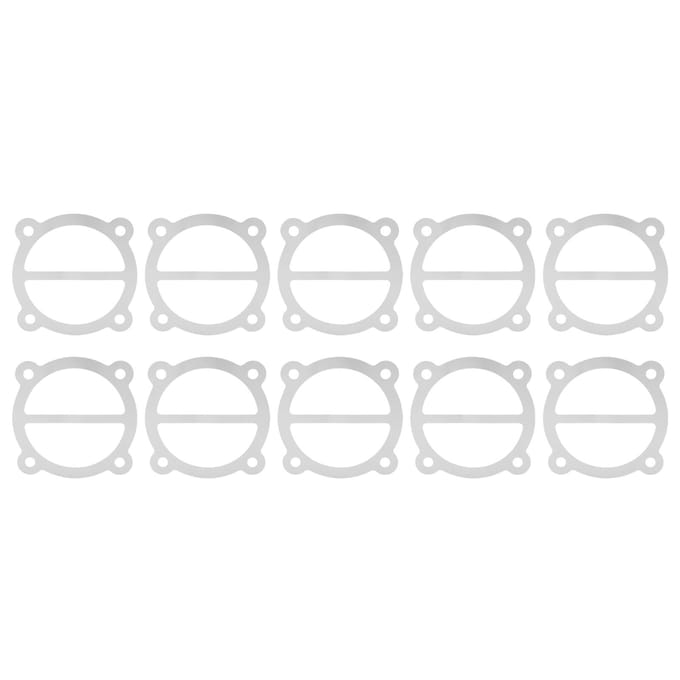 10 stuks Luchtcompressor Aluminium Pakking Afdichtplaat Vervanging voor 65mm Diameter Cilinder