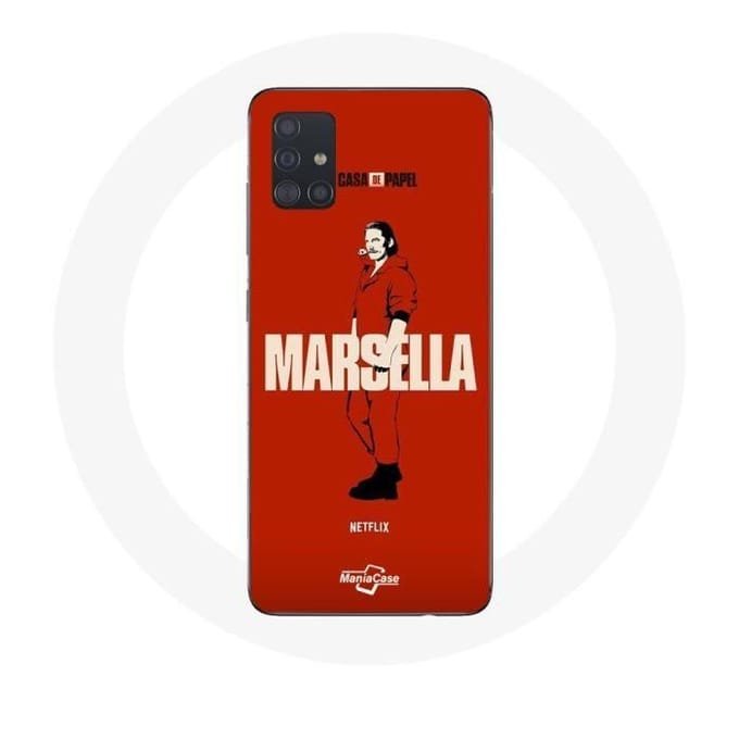 Coque - La casa de papel - Samsung Galaxy A51 - Souple - Rouge - Protection