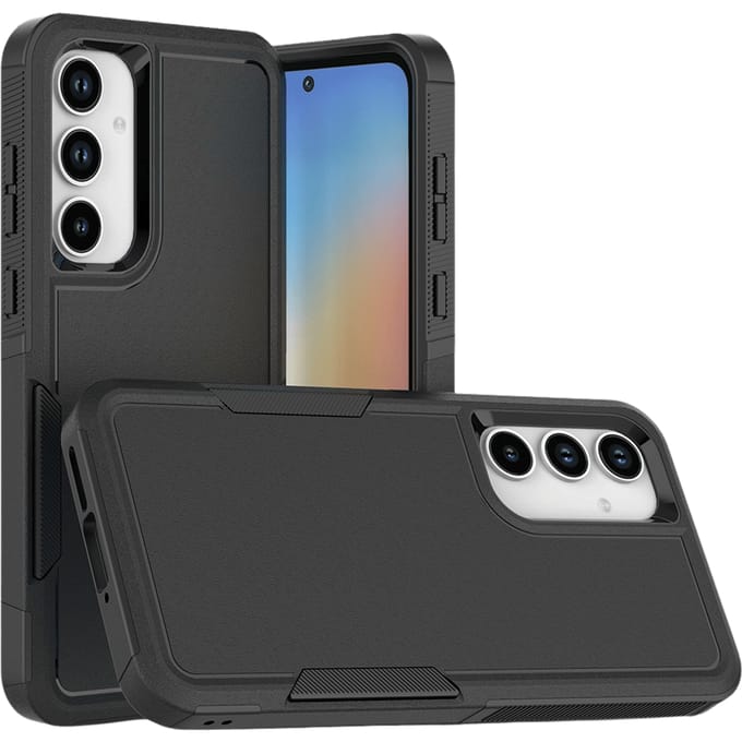 CaseBody Samsung Galaxy A35 Armor Beschermcase Zwart