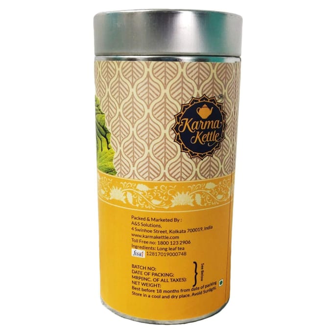 Thé Oolong Darjeeling (75g), Formose, Karma Bouilloire beige
