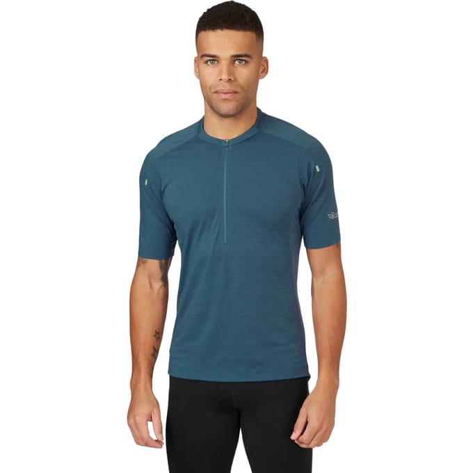 T-shirt met rits Rab Cindercrino