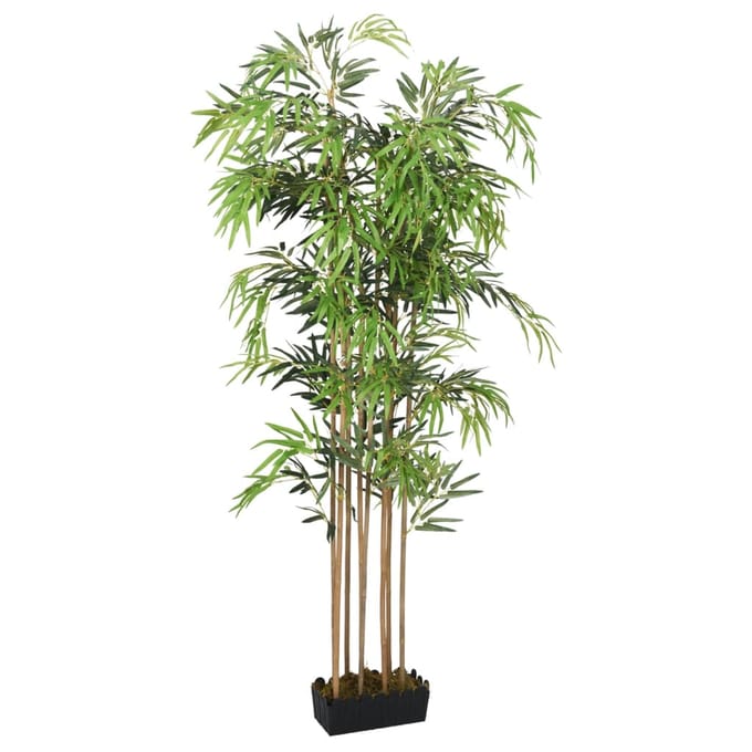 vidaXL - Kunstplant - bamboe - 1095 - bladeren - 150 - cm - groen