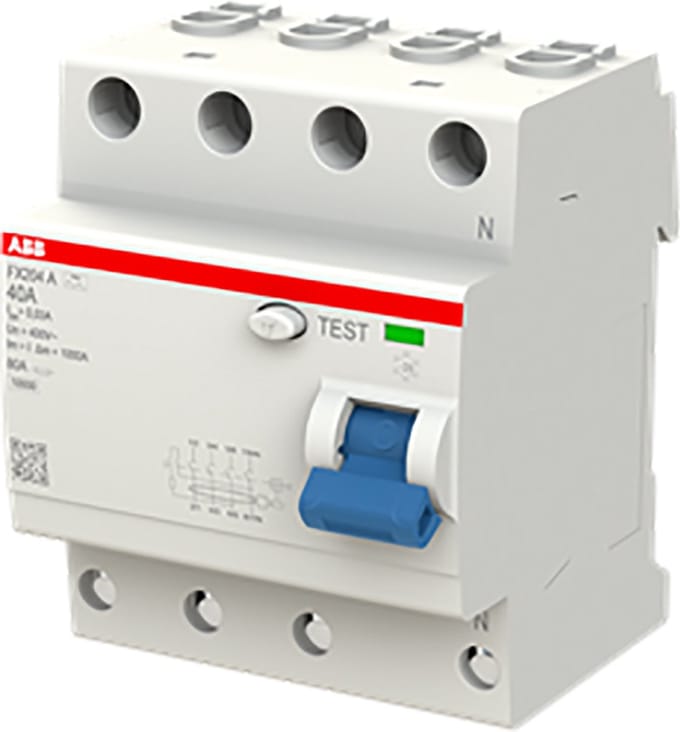 ABB FX204 4P Type A 30mA 40A RCD Aardlekautomaat - 2CSF204165R1400 - E3ZUK
