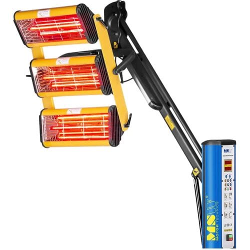 MSW Infrarood lakdroger - 3.300 W - 3 stralers- Pulse 10060341