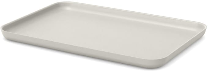 EKOBO - Medium dienblad - 32x22x2 cm cm - grijs - Vaatwasserbestendig