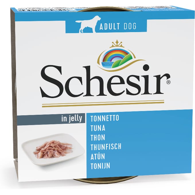 6x150g Tonijn Schesir Hondenvoer nat