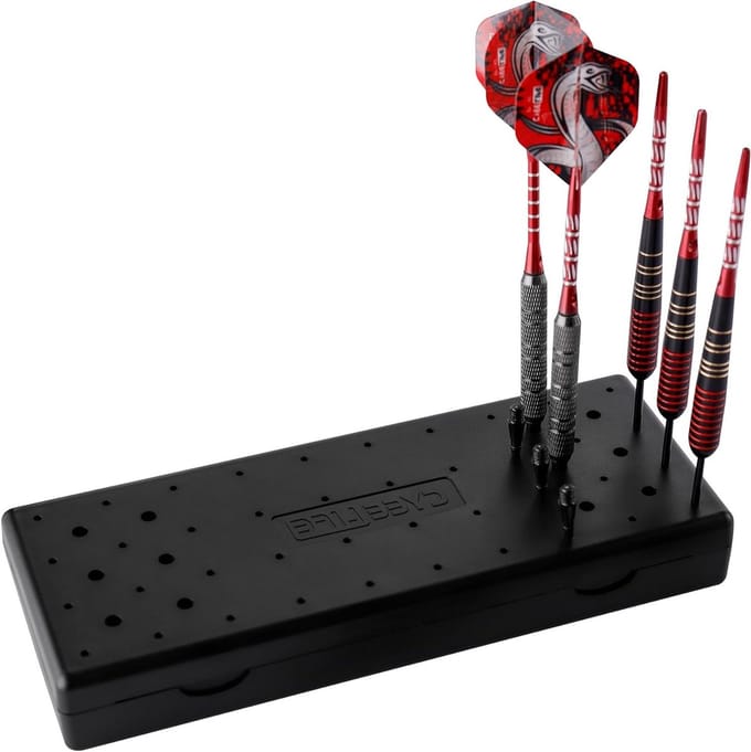 Dart Houder - Dart Accessoire - Darts Opbergen - Professionele Kwaliteit - 8 x 8 x 2.8 cm - Zwart