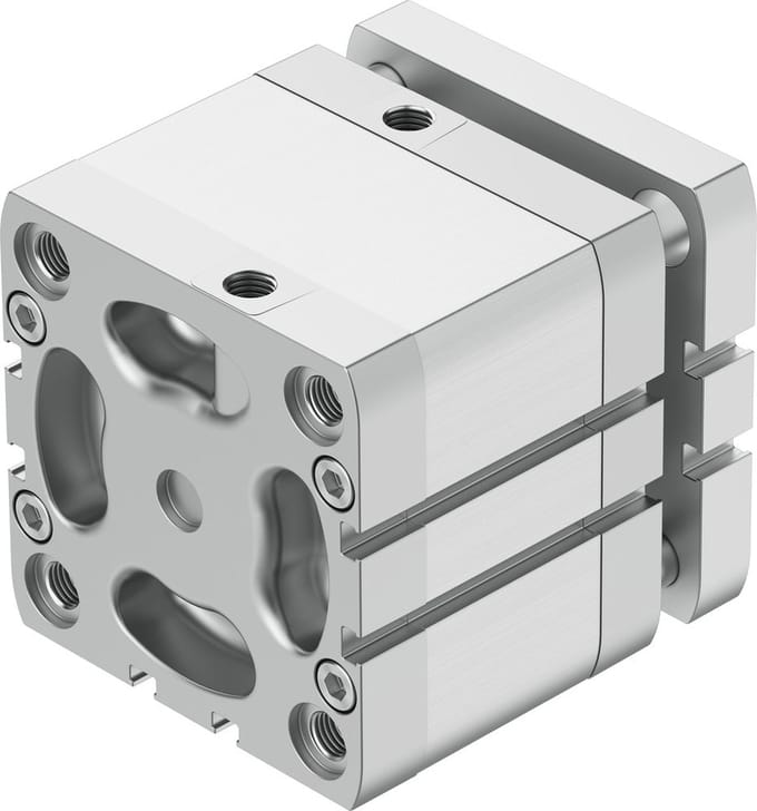 Festo Compacte Cilinder 80mm Boring 25mm Slag ISO 21287 Dubbelwerkend - 574061 - P2DRX