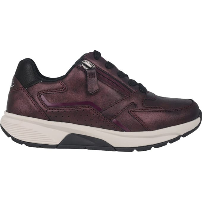 Gabor rollingsoft sensitive 56.878.88 - dames rollende wandelsneaker - Rood - maat 36 (EU) 3.5 (UK)