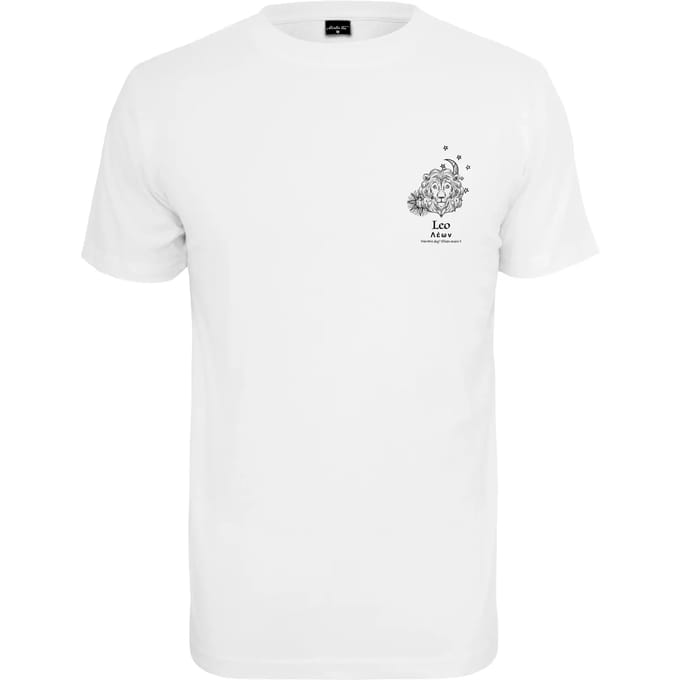 Urban Classics Heren Tshirt -XS- Astro Leo Wit
