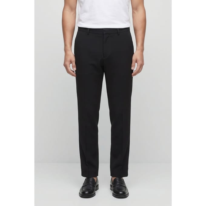 John Varvatos Bleecker Pants - Bootcut Pants With Slig Black Größe: 48 | Maßgeschneiderte Hosen Outlet | Herren | Schwarz