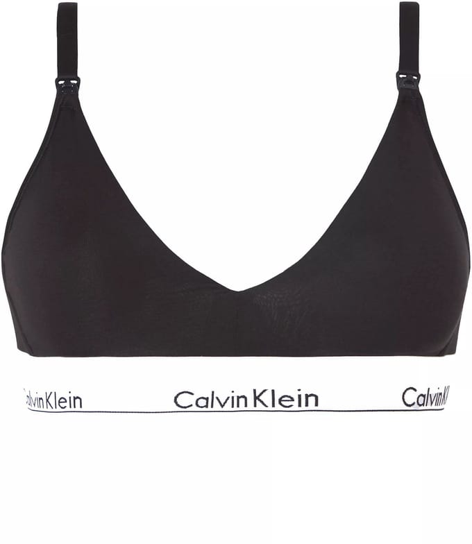 Calvin Klein dames Modern Cotton maternity bra - zwangerschaps BH - zwart