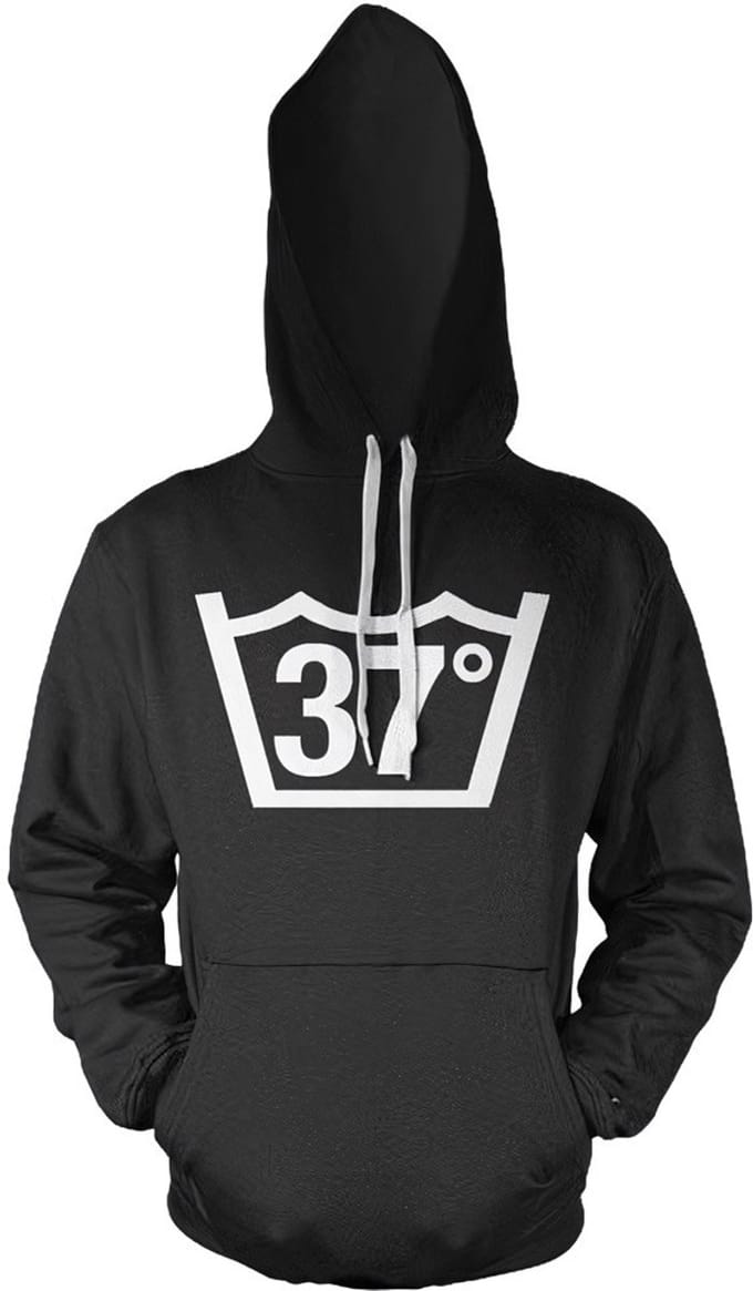 Hybris 37 Celcius-hoodie, zwart