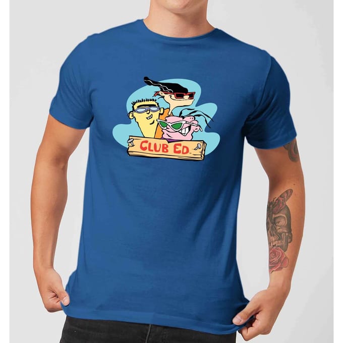 Ed, Edd n Eddy Club Ed Men's T-Shirt - Royal Blue - S
