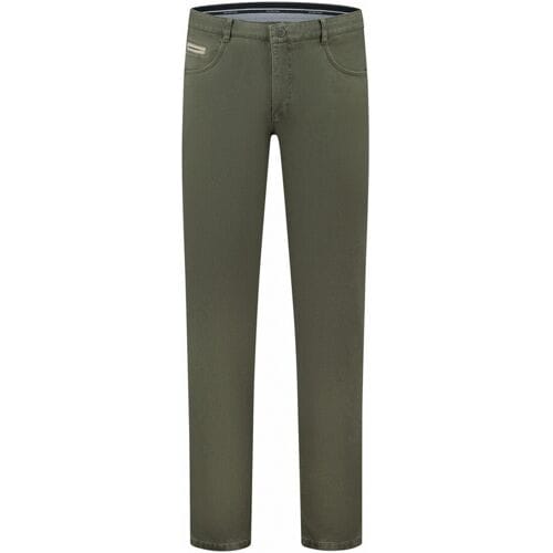 Com4 Broek Fine Structure Swing Front Groen / male