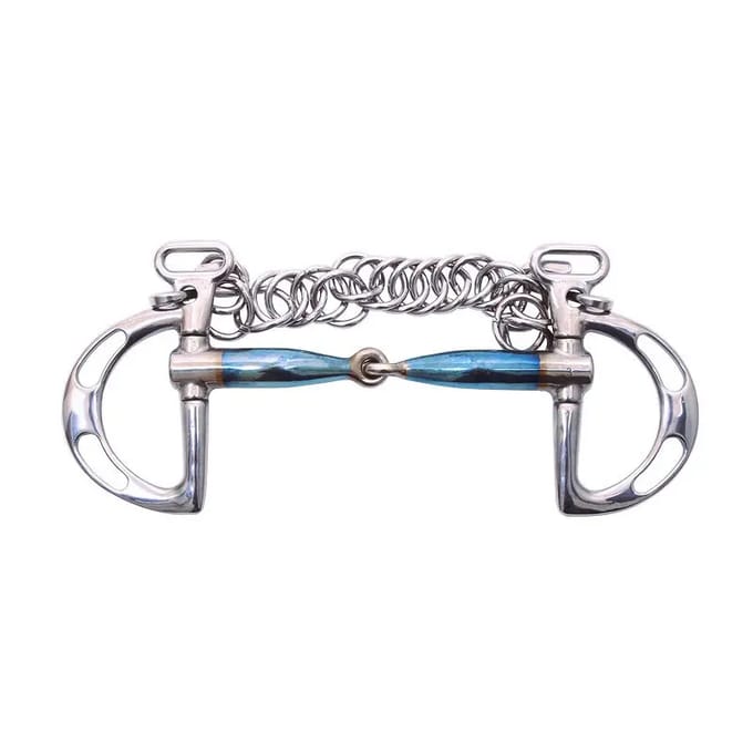 2 ring paardenbit Trust Sweet Iron Kimblewick Locked 16