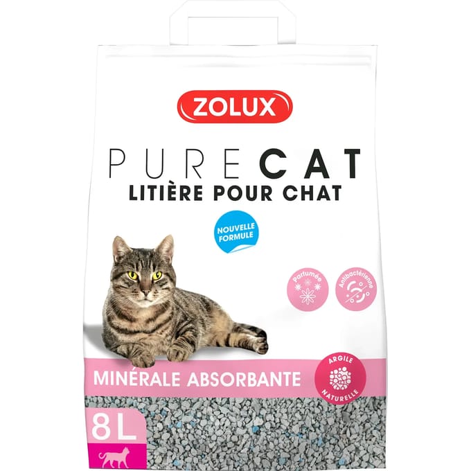 Geurabsorberende minerale kattenbakvulling Zolux