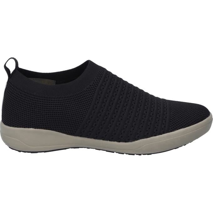 JOSEF SEIBEL Dames Slipper Sina 70 in zwart