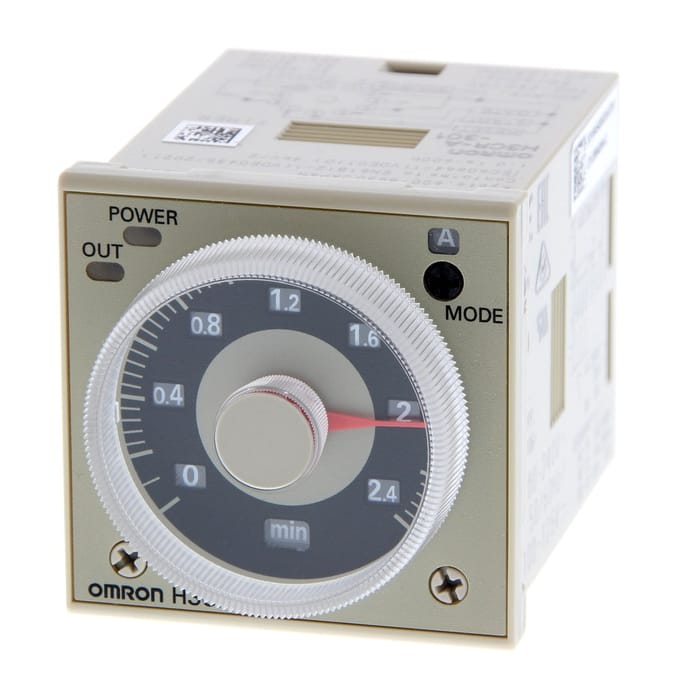 Omron H3CR Multifunctionele Timer Relais 48x48mm - H3CR8096C