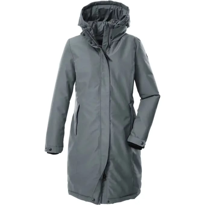 Killtec dames winterjas - Parka - functioneel - 43522 - staalblauw - maat 46