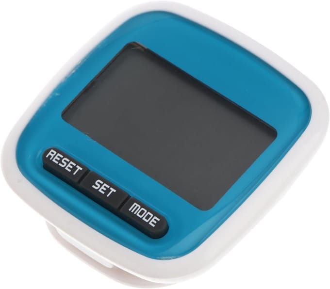 Stappenteller Set - Loopmeter Calorieënteller - Activiteit Meten - Automatische Uitschakeling - 2 Stuks - Rood