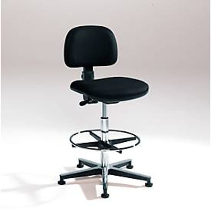 Salon draaistoel, zwart