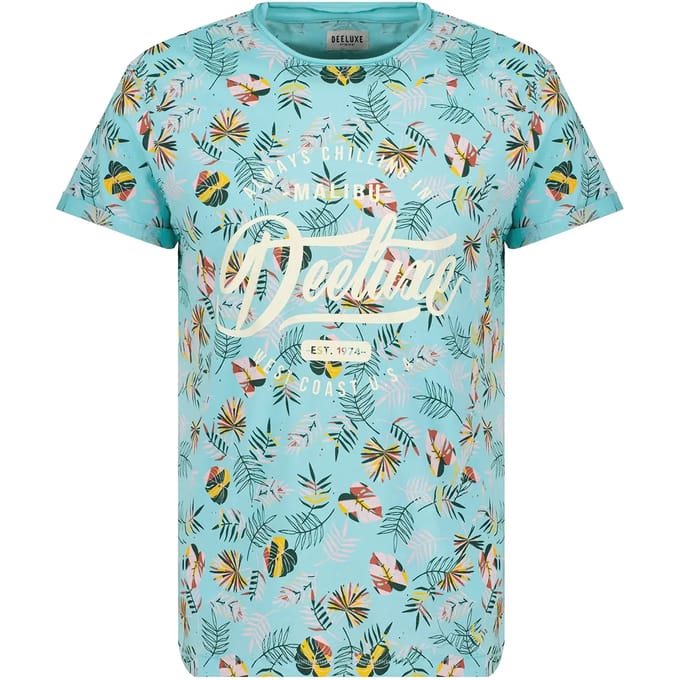 DEELUXE T-shirt met tropische printFRESHY Mint