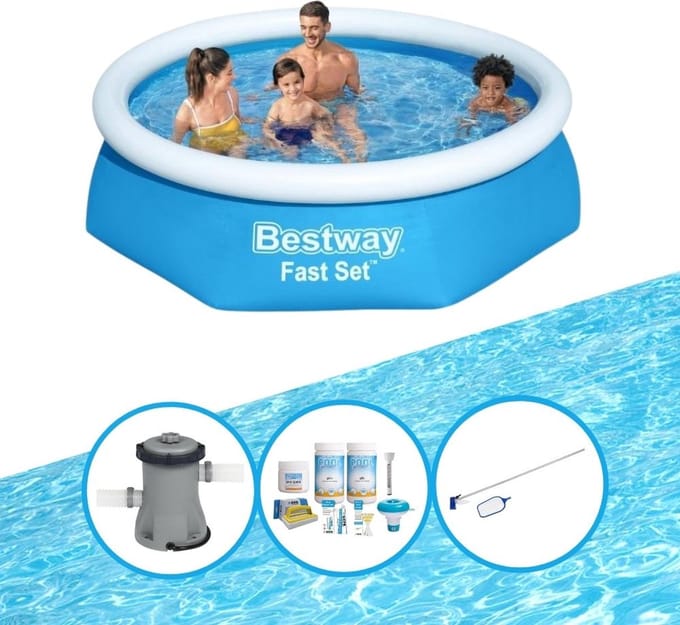 Bestway Zwembad Fast Set - Zwembadset - 244x61 cm