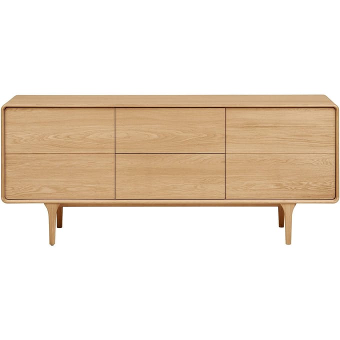 House Nordic Dressoir Darwin - Naturel Hout - 180x45x75cm