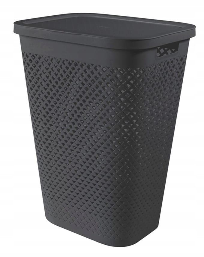 Curver PURE Wasmand 55L Donkergrijs