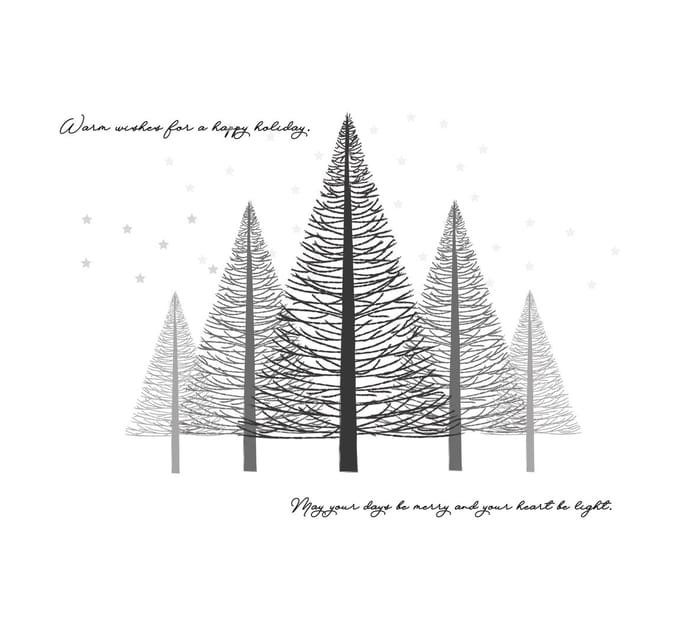 Sizzix • Clear Stamp Set & Stencil A5 Cosmopolitan Christmas Merry & Light 16pcs
