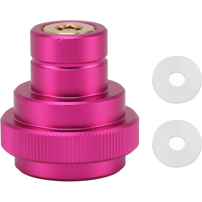 CO2 Sneladapter Geüpgraded voor Sodawater Bruisapparaat Sodamaker Ventiel Navulaccessoires voor Snel paars