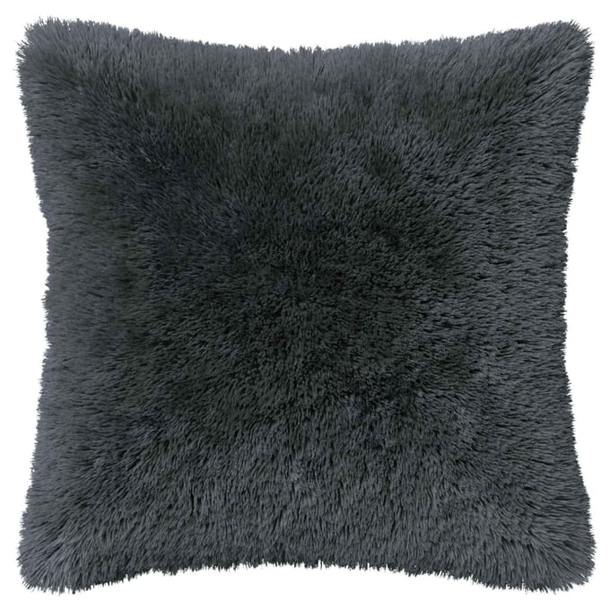vidaXL - Kussensloop - 2 - pcs - HEERLEN - Antracietkleurig - 30 - x - 30 - cm - PV - Fleece