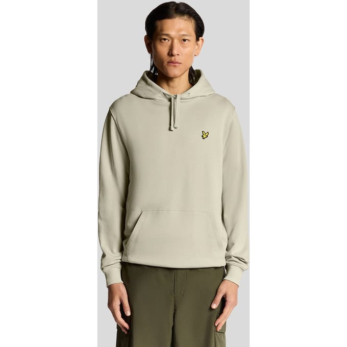 Lyle & Scott Loopback Katoenen Hoodie - Grijs
