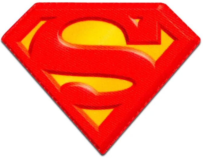 Superman logo embleem - Strijkapplicatie - Patch