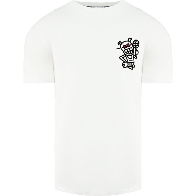 Puma x Mr. Doodle Korte Mouw Crew Neck Wit Heren T-shirt 598683 02