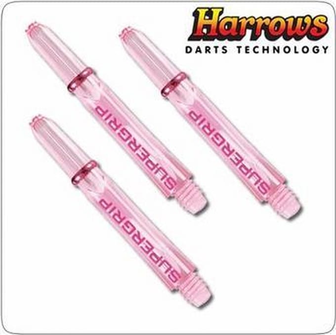 Harrows Supergrip Short Pink 35mm  Set Ã  3 stuks