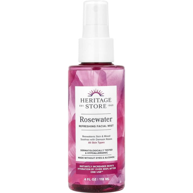Rozenwater Verfrissende Gezichtsspray, 118ml(4 fl oz) pink