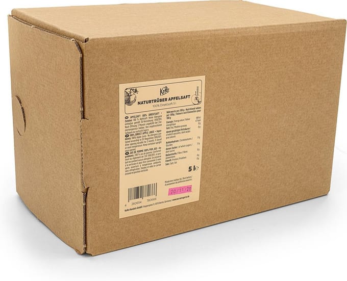 KoRo | Appelsap troebel bag-in-box 5 L