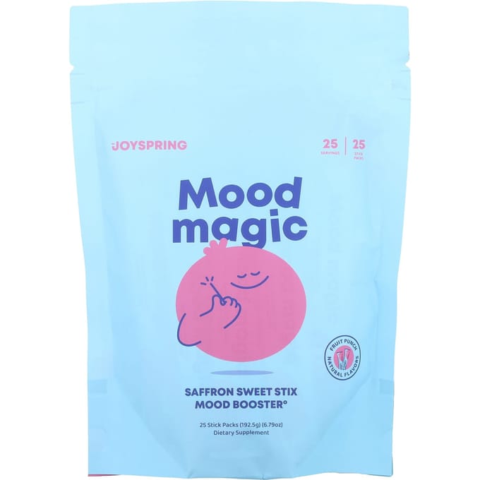 JoySpring, Mood Magic, fruit punch, 25 stickverpakkingen, 7,7g per stuk