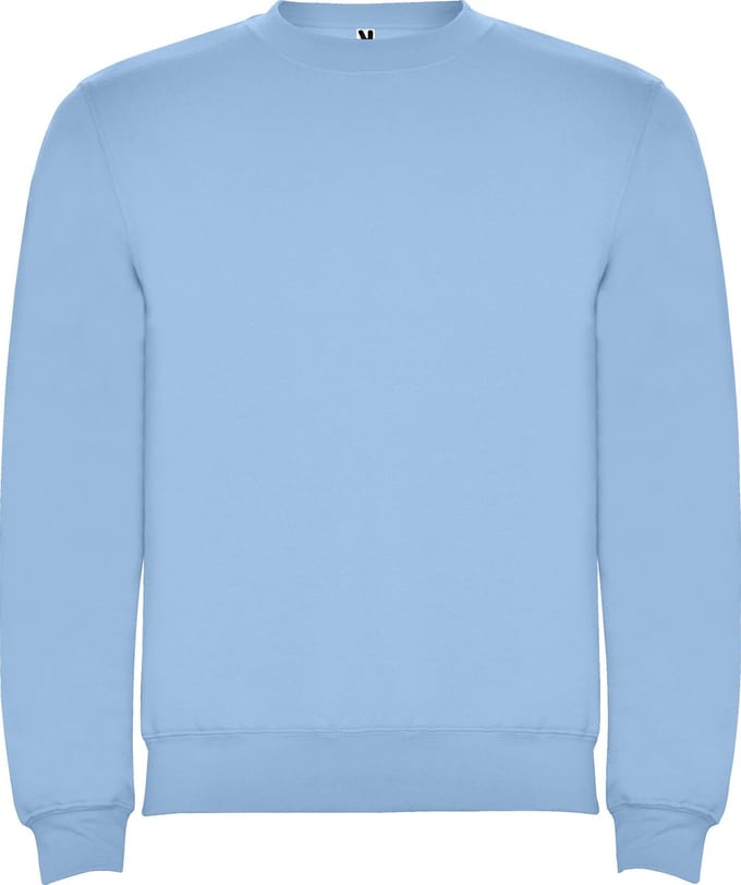 Licht Blauwe kinder unisex OEKO TEX sweater Classica merk Roly 8 jaar 122-128