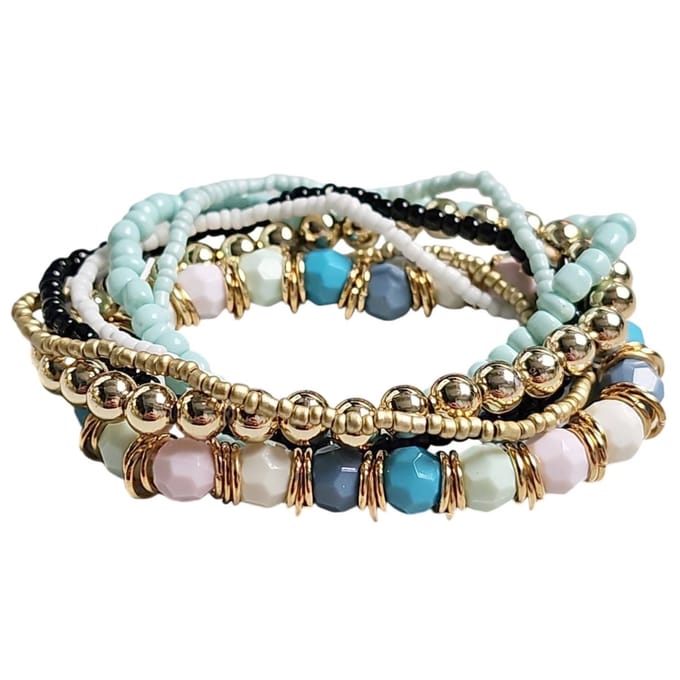 Fako Bijoux® - Armband - Beachbumb - Groen