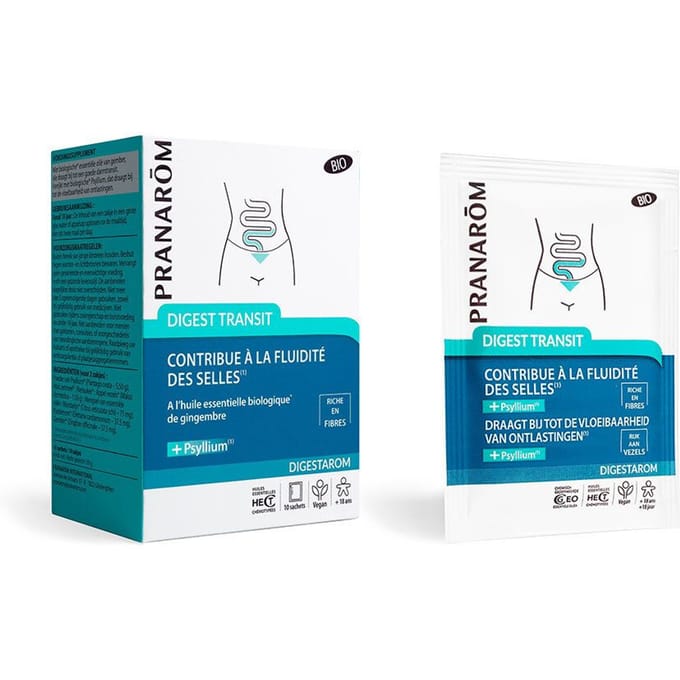 Pranarom Digestarom Digest Transit Zakje 10x6g