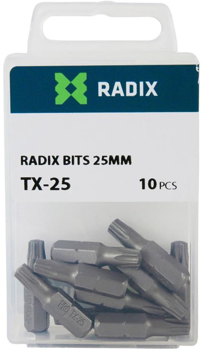 Radix - Schroefbit TX25 (10 stuks)