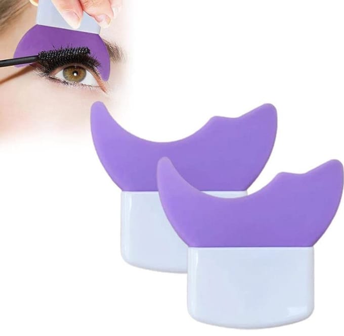 Oogmake-up tools - 2 stuks - Oogmake-up hulpmiddelen - Make-up tools - Wimperbeschermer - Applicator - Multifunctioneel - Oogmake-up hulpmiddel - Oogschaduwpad - Paars