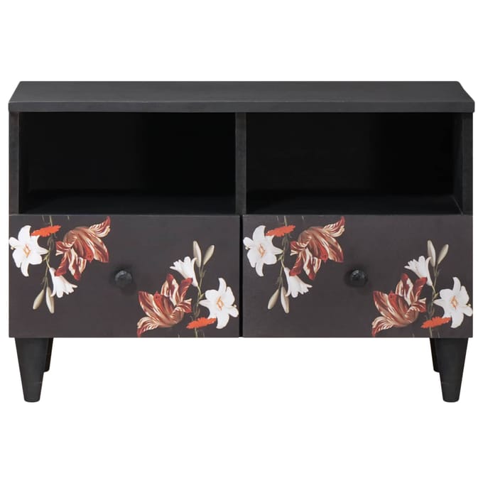 vidaXL - Opbergkasten - Multikleur - 70 - x - 33 - x - 46 - cm - Massief - Mango - Hout