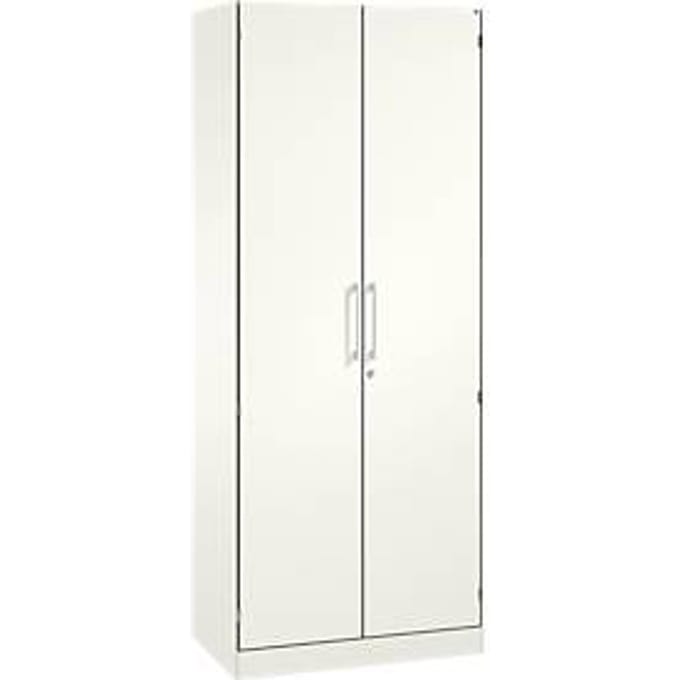Vleugeldeurkast ASISTO C 3000, 5 ordnerhoogten, B 800 mm, wit/wit