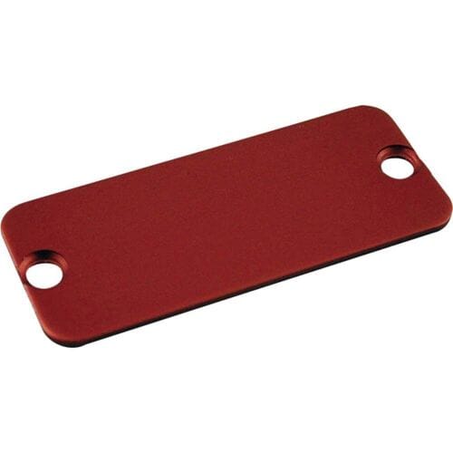 Hammond Electronics 1455TALRD-10 1455TALRD-10 End plate (l x b) 160 mm x 51.5 mm Aluminium Rood 10 stuk(s)