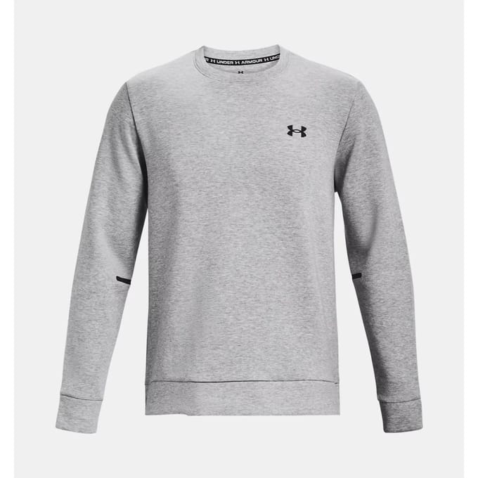 Under Armour Longsleeve Ua Unstoppable Flc Crew Mod Gray 011-M (US MD)